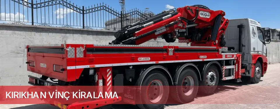 Kırıkhan İlçemi Vinç Kiralama